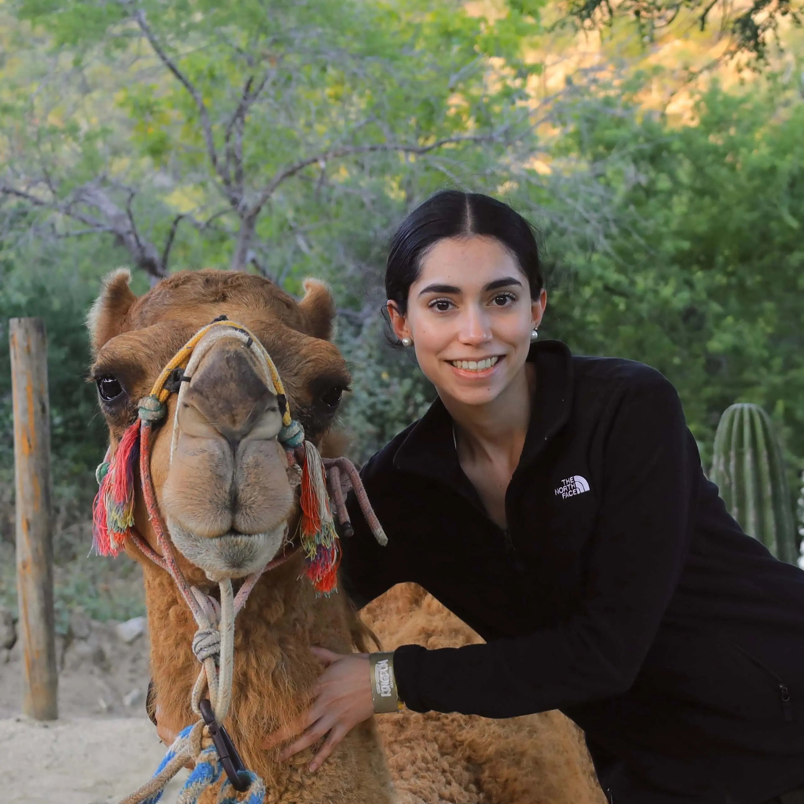 Woman with camel - Camel Ride Cabo
