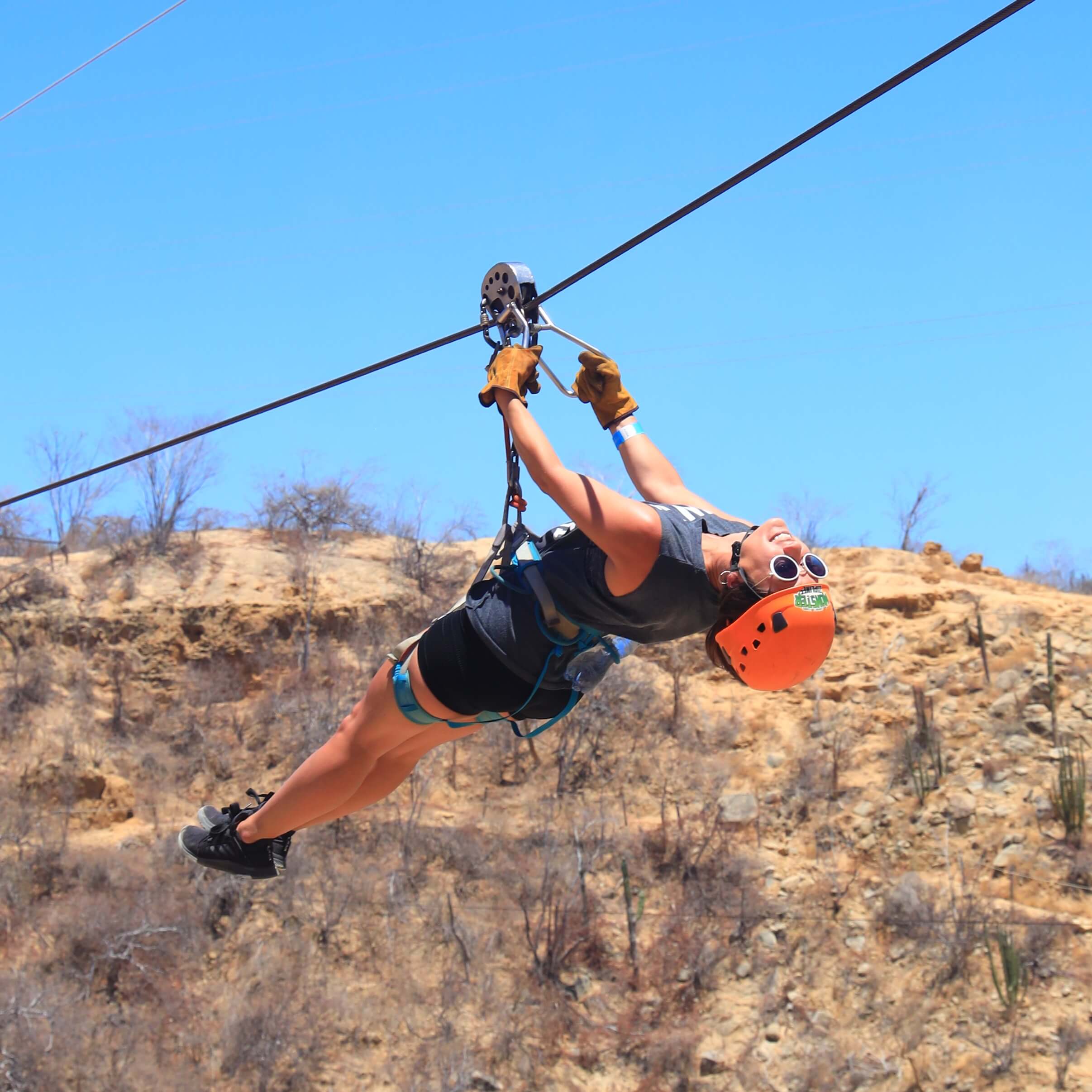 1 person on a Zipline Tour