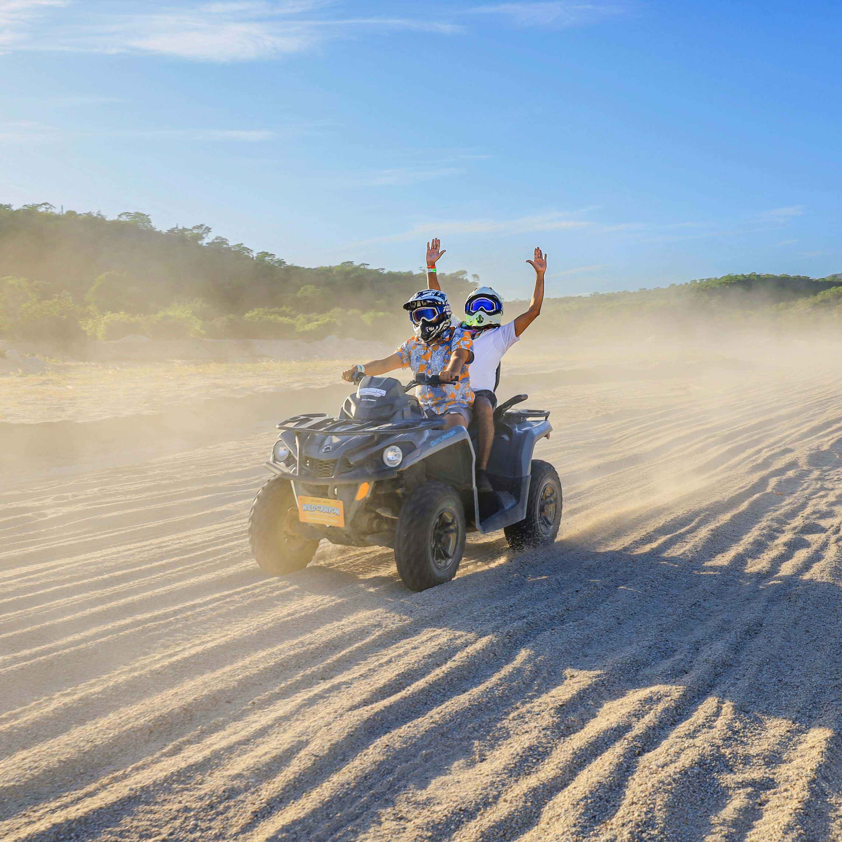 Atvs on the desert- Wild Canyon Park Pas