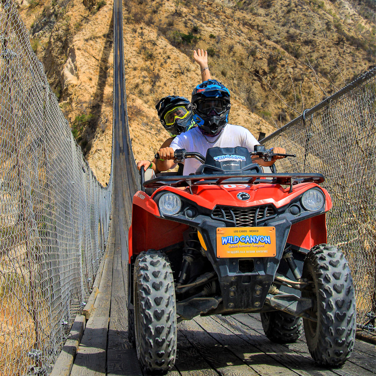 ATV Tour on hanging bridge