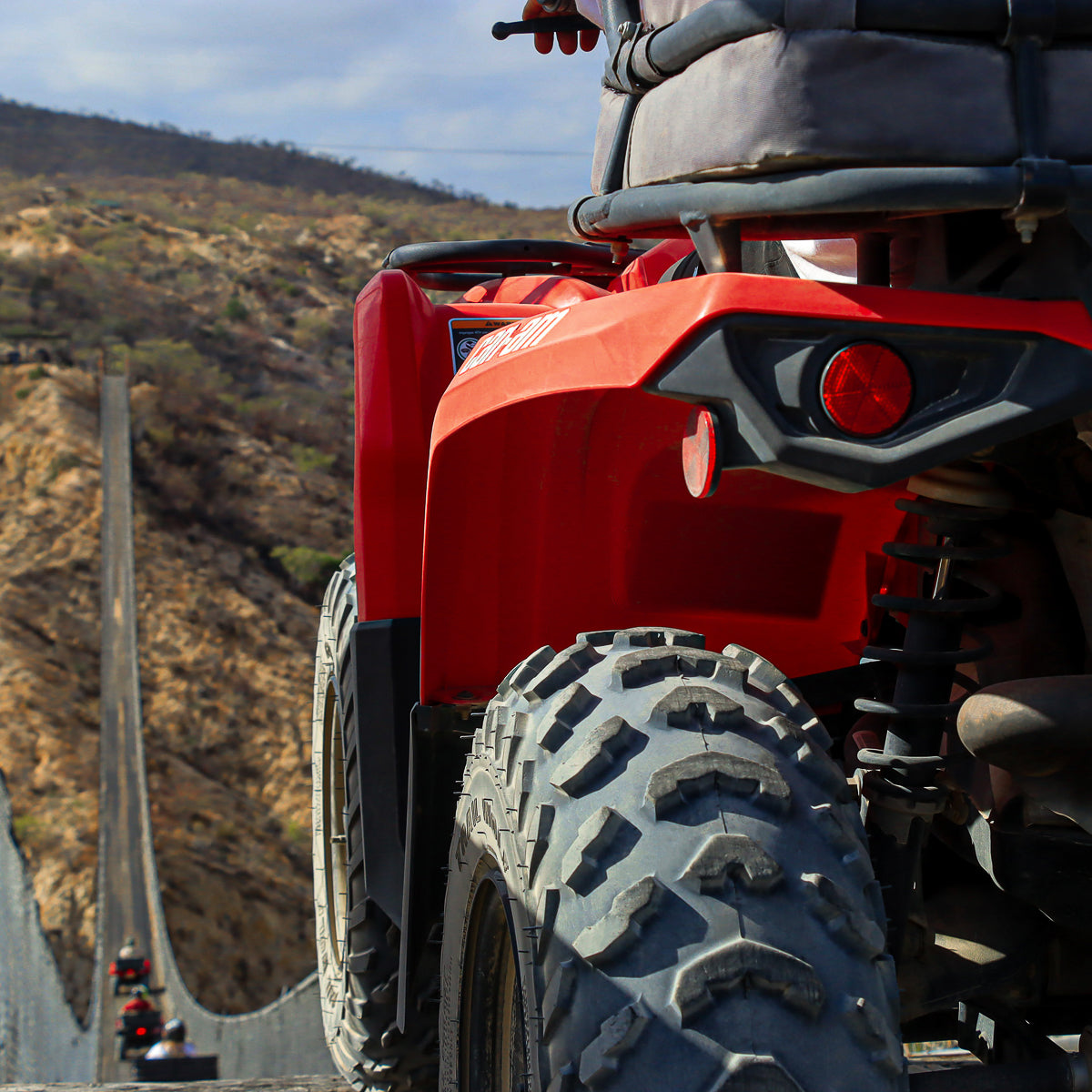 ATV Tour on hanging bridge