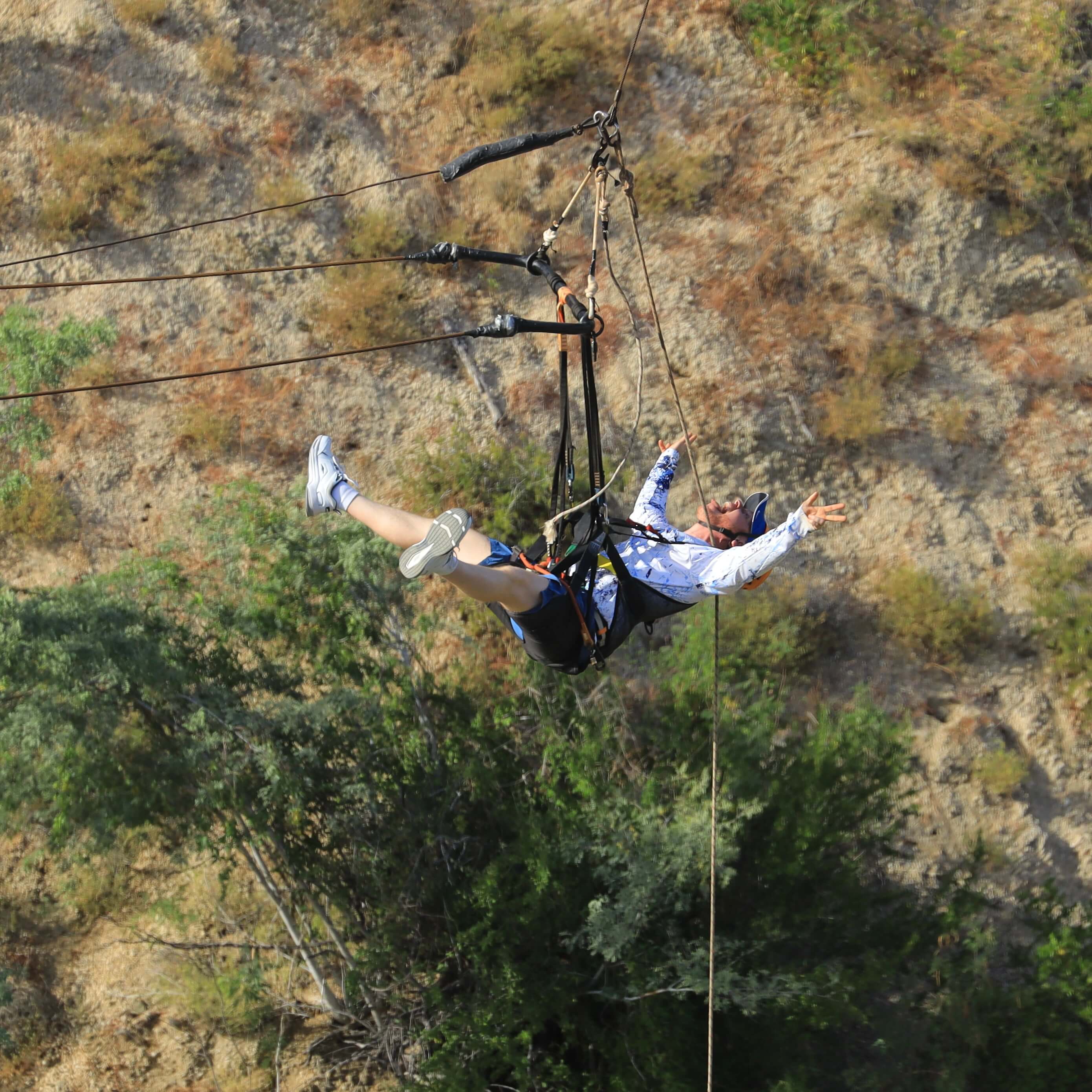 Man on Giant Swing