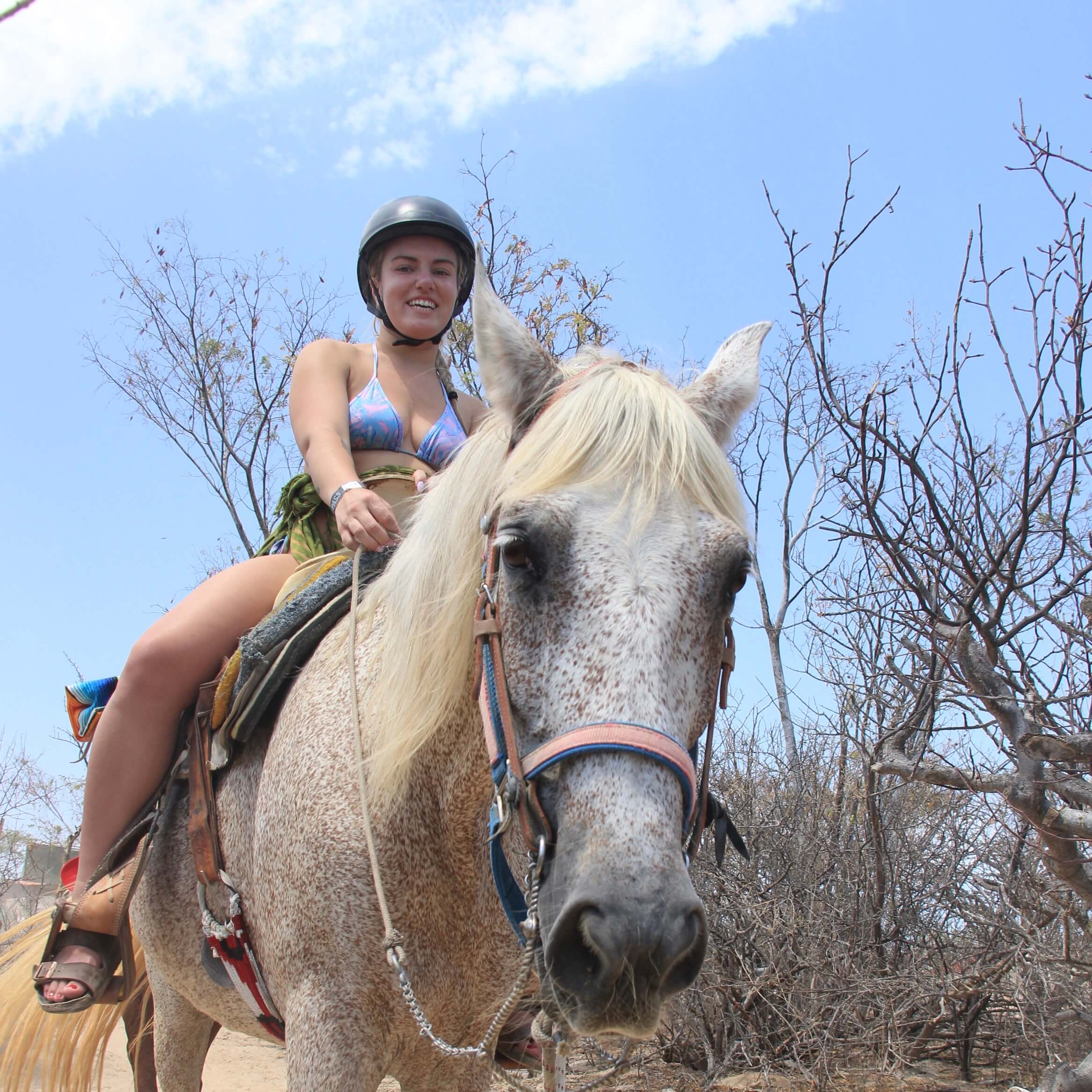 woman on Horseback Ride