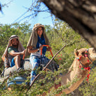 Mother and child on camel ride - Wild Canyon Park Pas