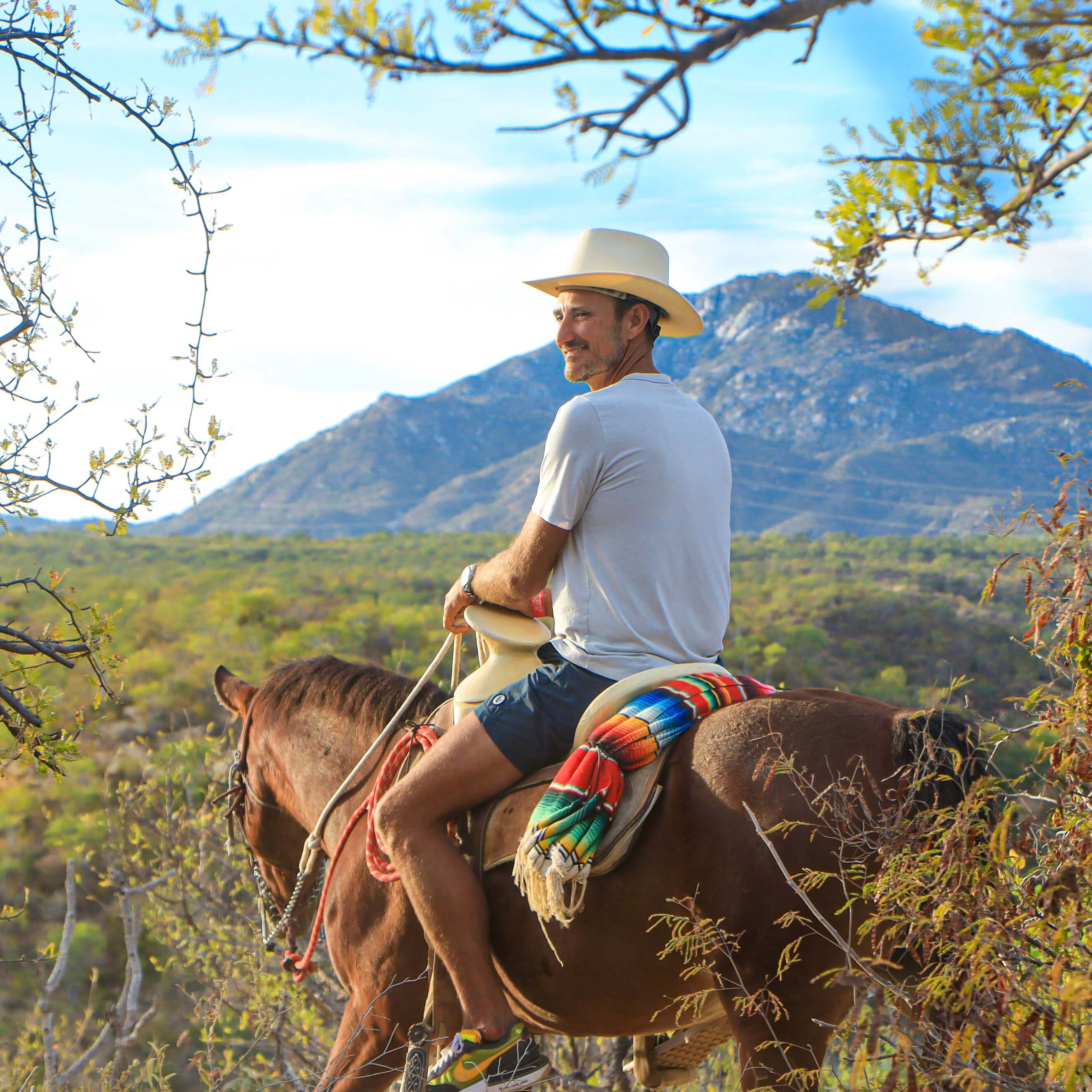 Man on Horseback Ride