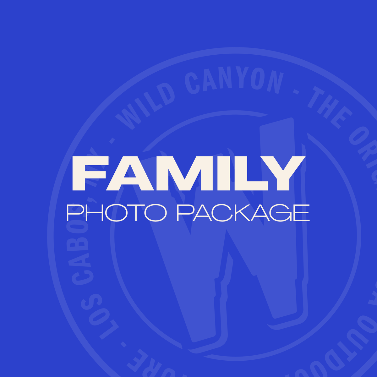 Family Photo Package Save your memories Wild Canyon Adventures