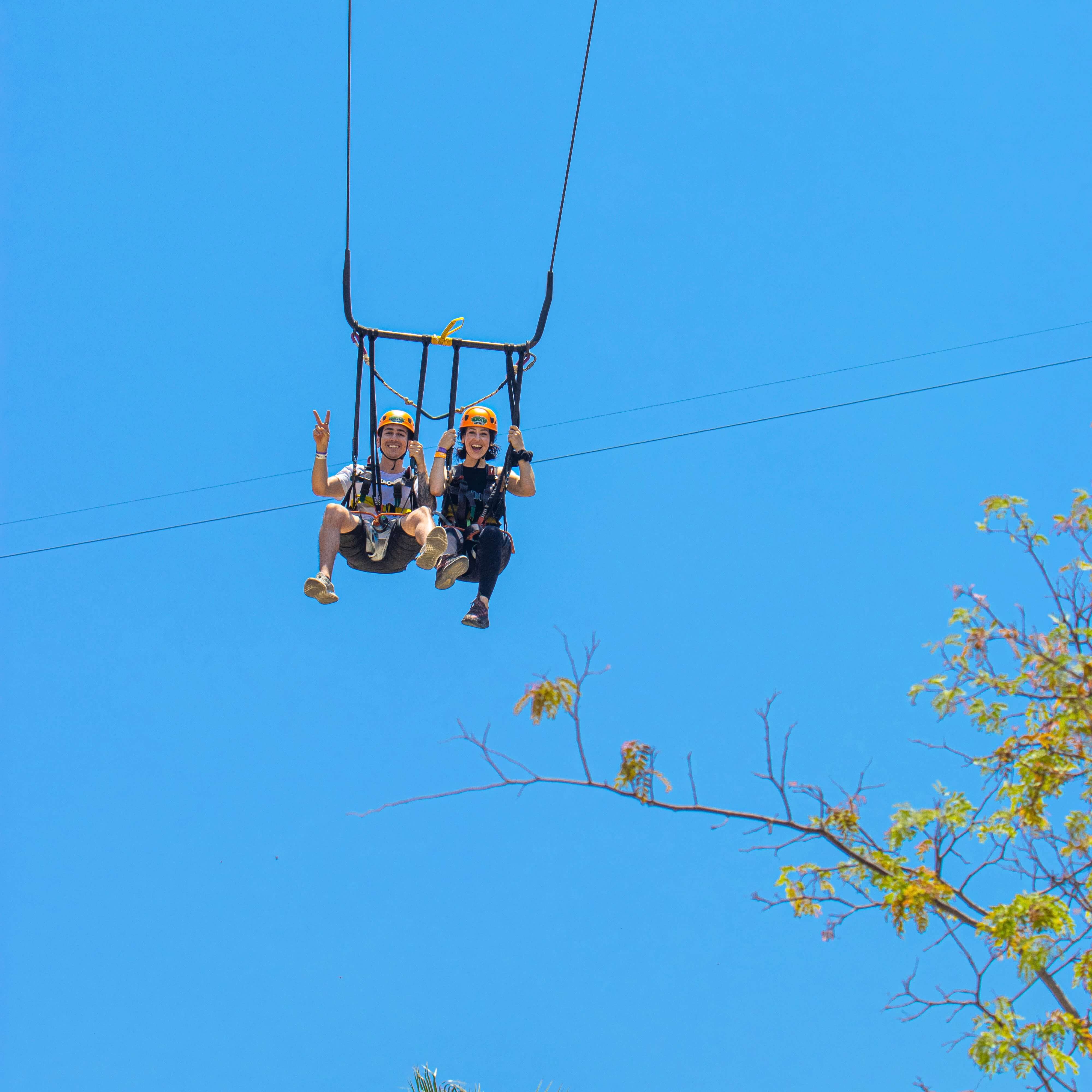 Couple on Giant Swing