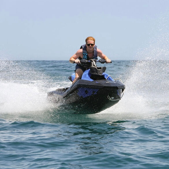 Man on jet ski - Beach Pass Wild Bay