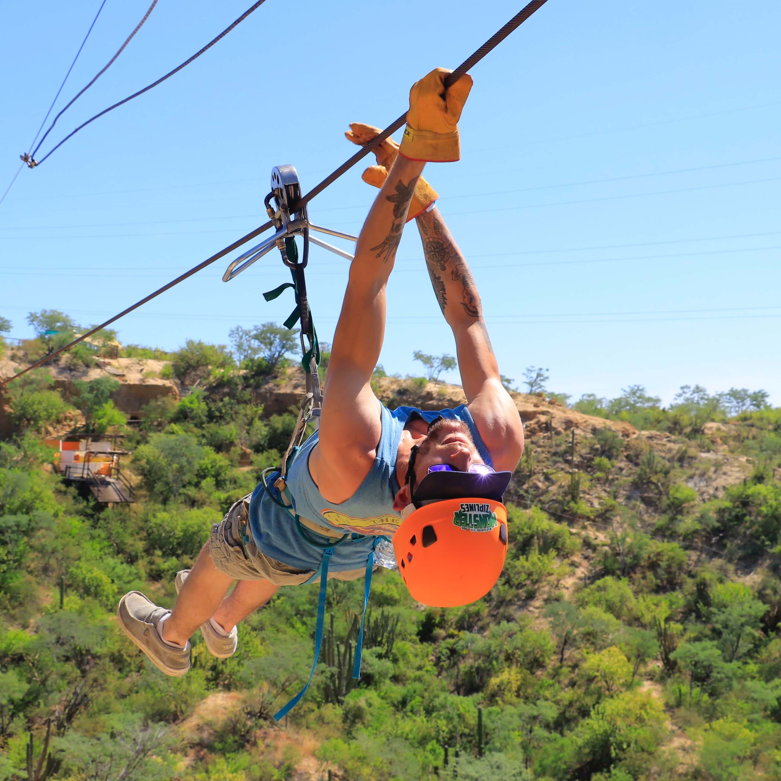 1 person on a Zipline Tour